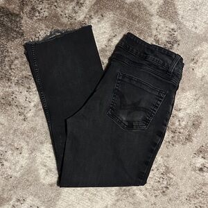 Wrangler Women's Black Cropped Jeans